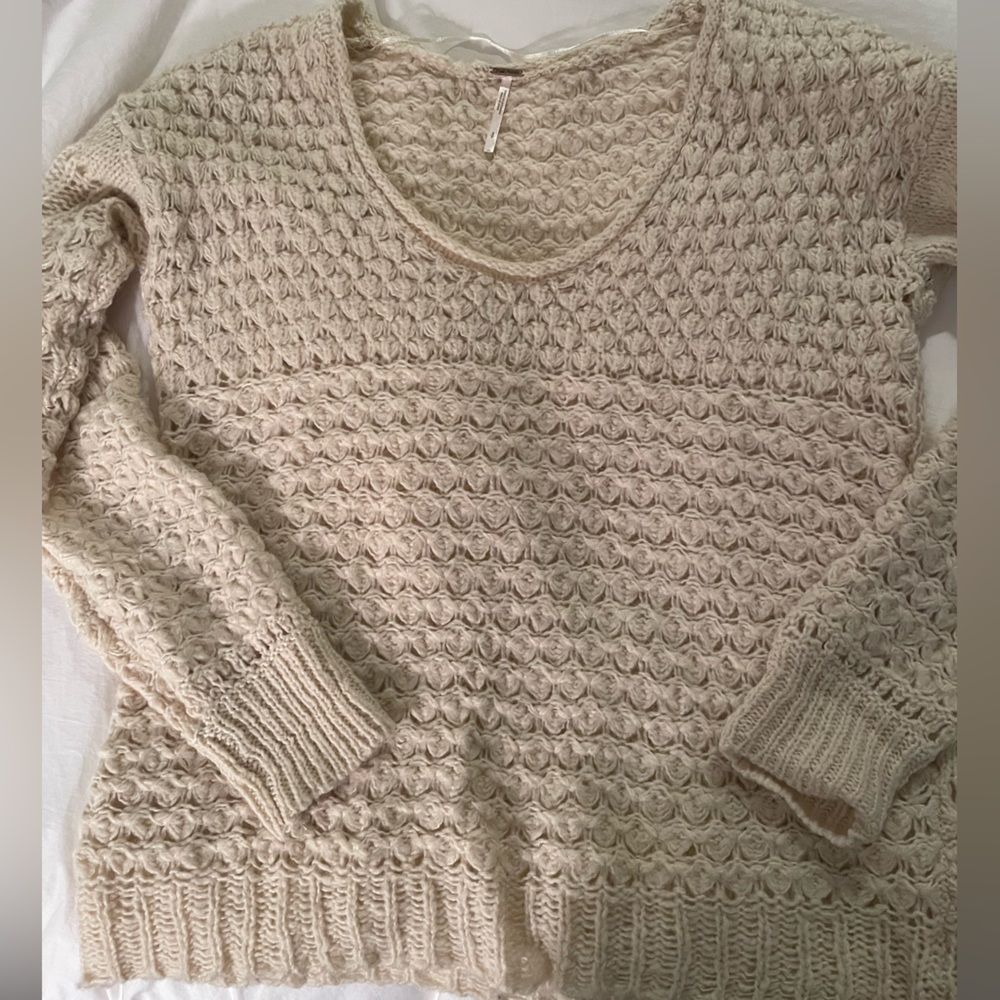 New! Free People chunky knit sweater